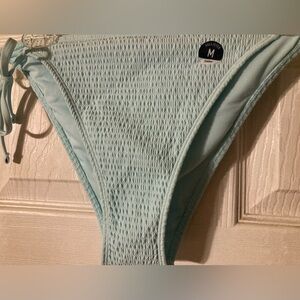 Hollister Aqua Textured Bikini Bottom